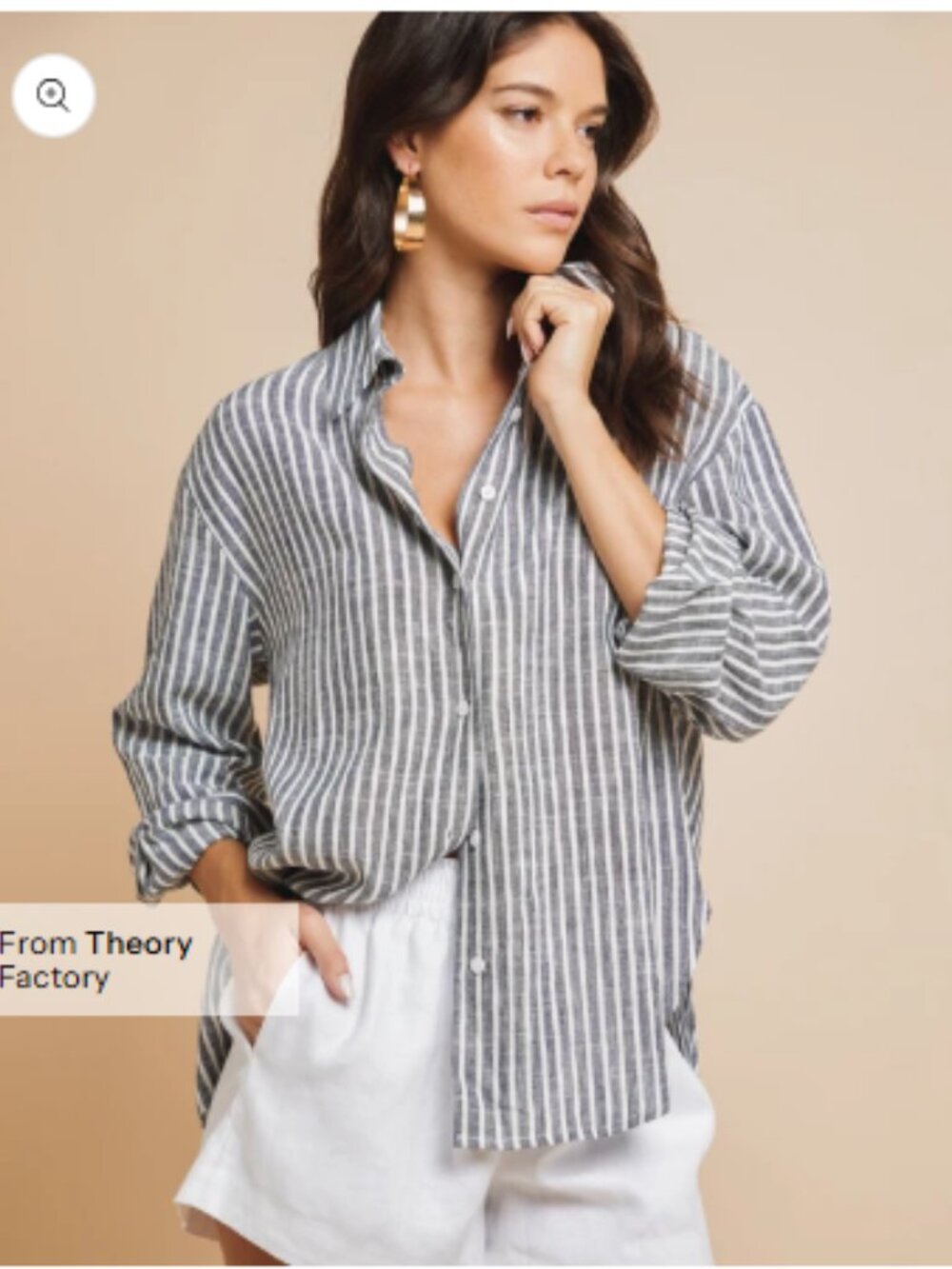 CAARA Billy Oversized Linen Shirt
